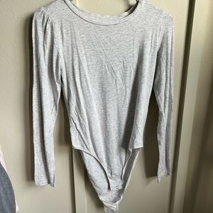 Medium Aerie Striped Bodysuit